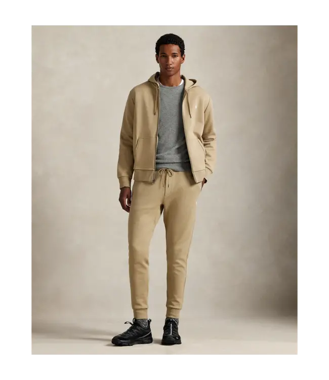 PRL L/S Double Knit Tech Full-Zip Hooded Sweatshirt