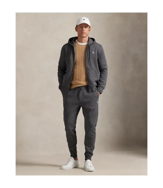 PRL L/S Double Knit Tech Full-Zip Hooded Sweatshirt