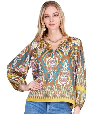 Joy Joy Peasant Top