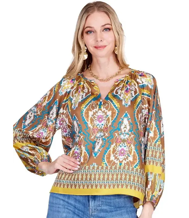 Joy Joy Peasant Top