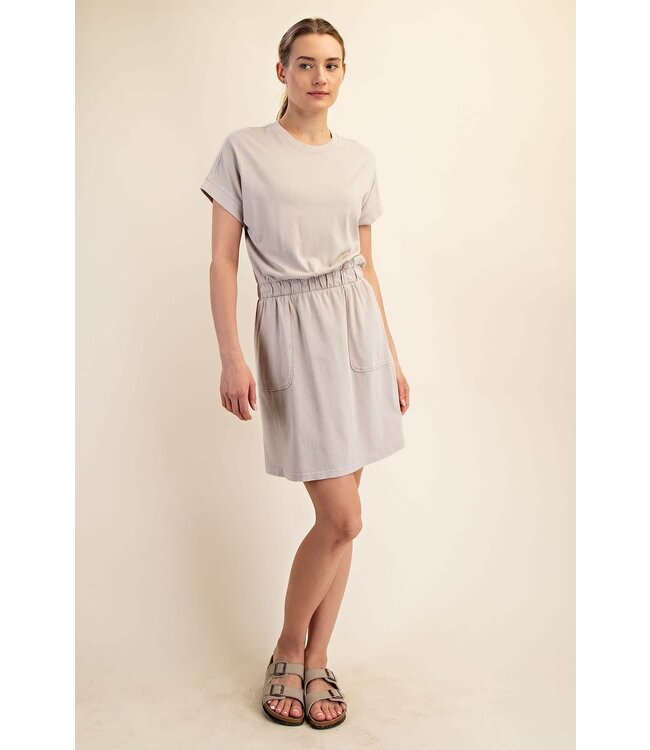 Rae Mode Mineral Washed Cotton Mini Dress
