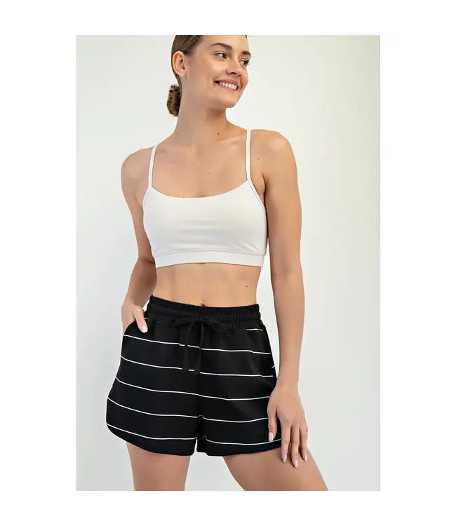 Rae Mode Modal Poly Stripe Short