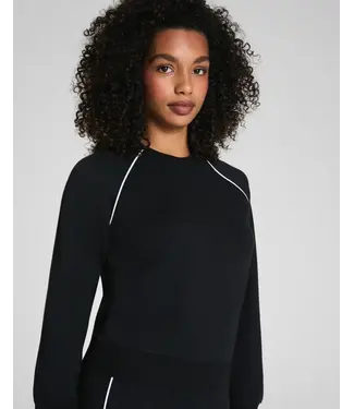 Spanx AirEssentials® Pique Long Sleeve Crewneck Top