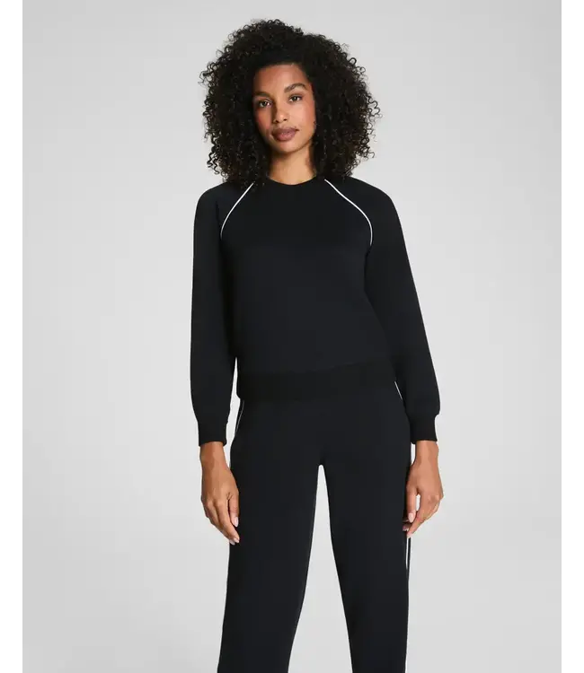 SPANX AirEssentials® Pique Long Sleeve Crewneck Top