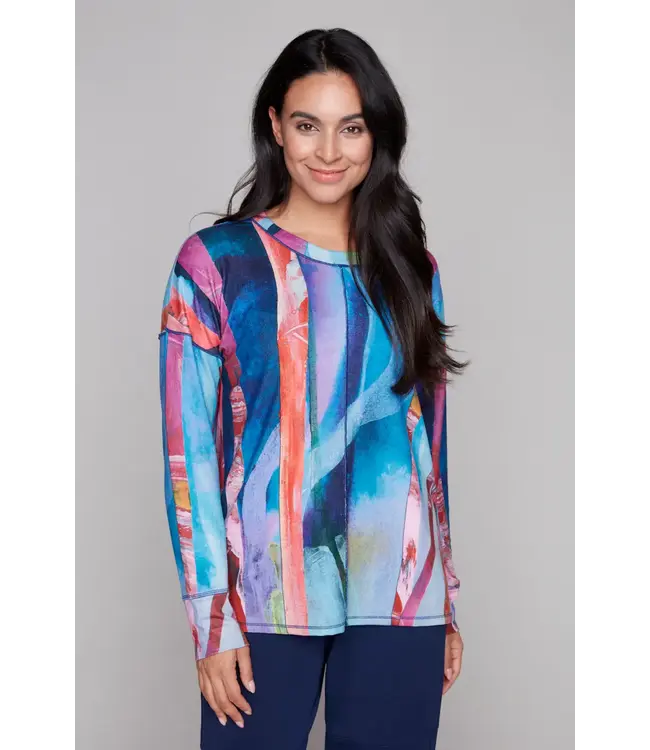 Claire Desjardins Crossings on Crossings Knit Top