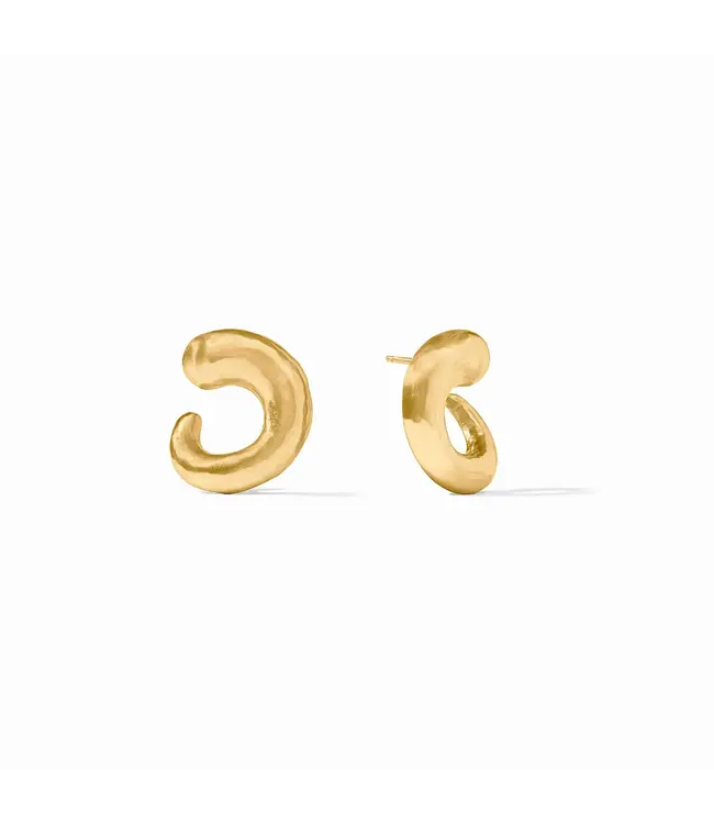 Julie Vos Solara Spiral Earring