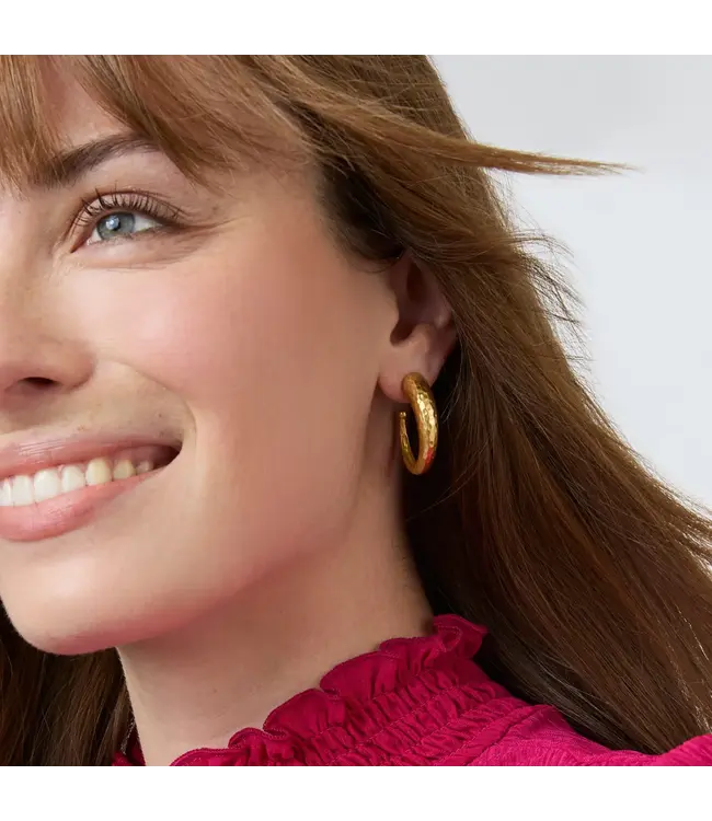 Julie Voss Hammered Hoops