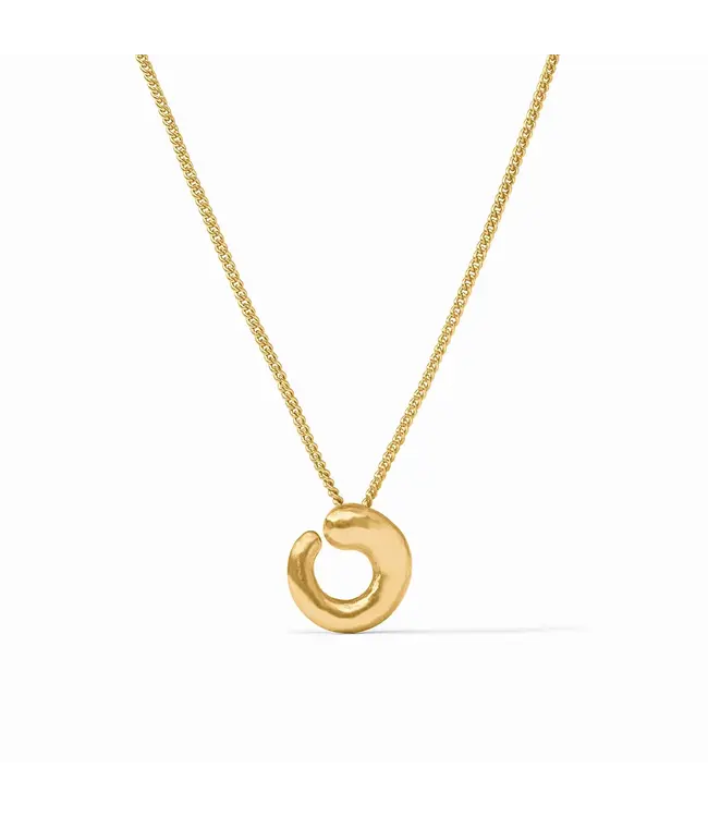Julie Vos Solara Spiral Delicate Necklace