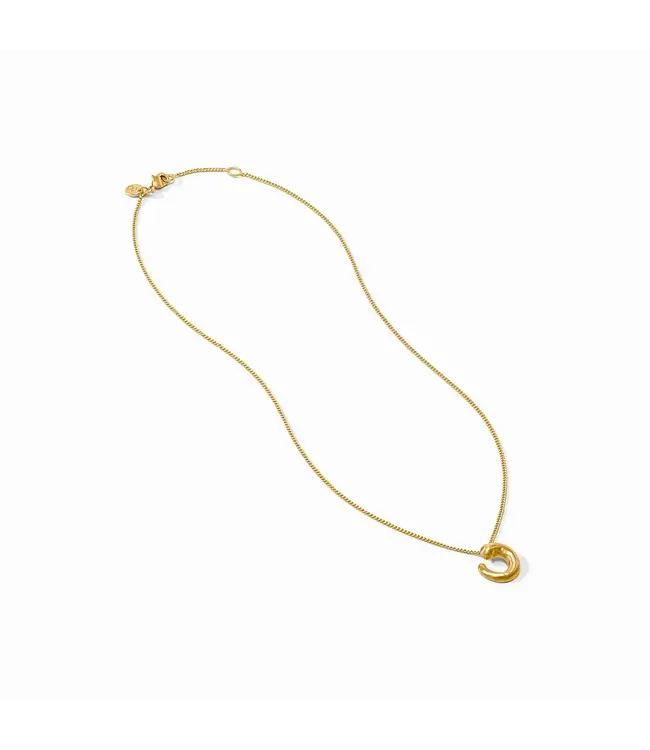 Julie Vos Solara Spiral Delicate Necklace