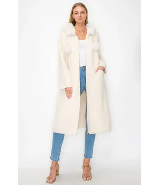 Joh Suraya Knitted Brushed Coat