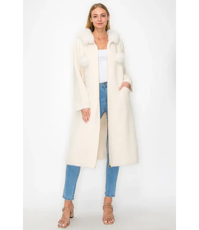 Joh Suraya Knitted Brushed Coat