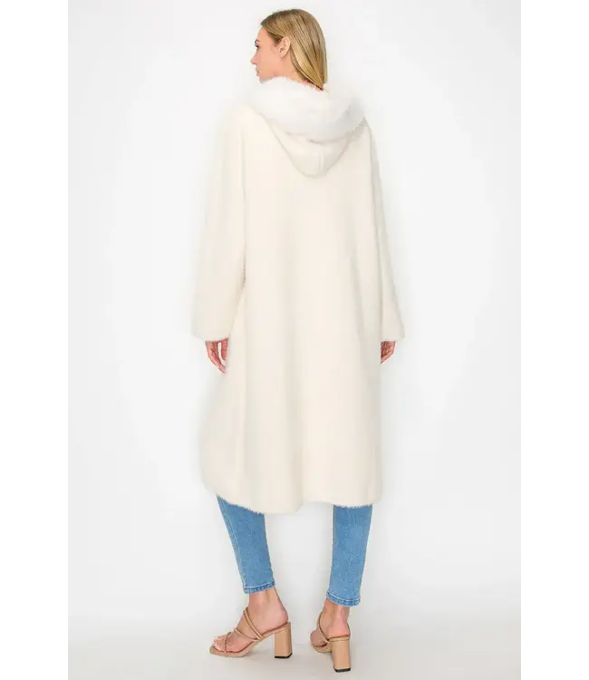 Joh Suraya Knitted Brushed Coat