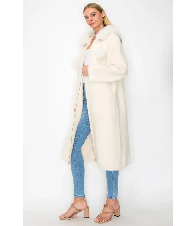 Joh Suraya Knitted Brushed Coat