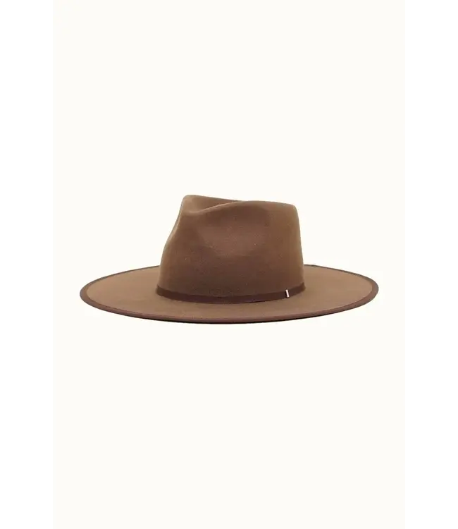 Olive & Pique Gabriel Wool Felt Structured Rancher Hat