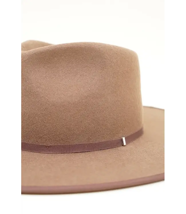 Olive & Pique Gabriel Wool Felt Structured Rancher Hat