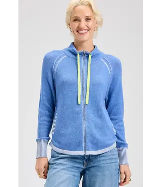 Zaket & Plover Two-Tone Zip Up