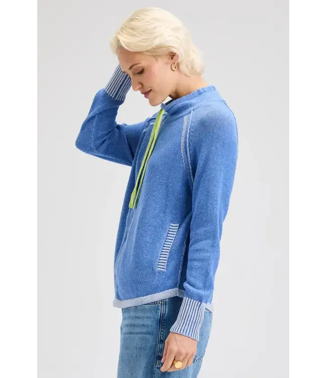 Zaket & Plover Two-Tone Zip Up