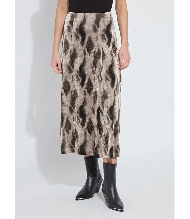 Lysse Dominique St Velvet Pleated Skirt