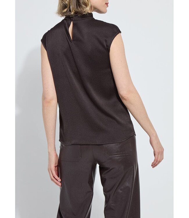 Lysse Aisha High Neck Draped Blouse