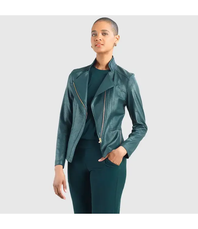 Clara Sunwoo Liquid Leather Signature Jacket