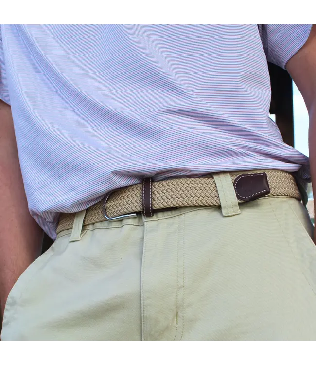 Roostas The Palm Beach Woven Stretch Belt