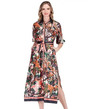Jade Melody Tam Maxi Shirt Dress