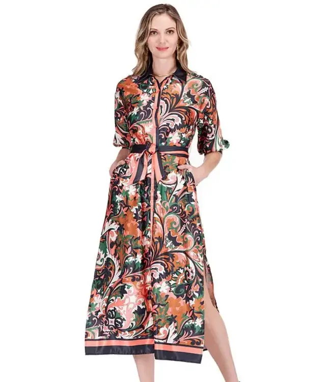 Jade Melody Tam Maxi Shirt Dress