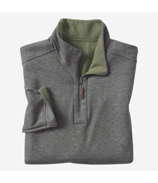 Johnston & Murphy Icon Reversible Solid Quarter Zip
