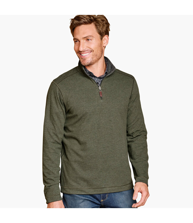 Johnston & Murphy Icon Reversible Solid Quarter Zip