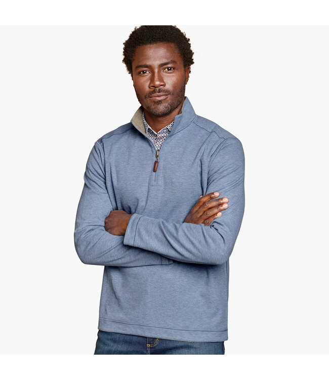 Johnston & Murphy Icon Reversible Solid Quarter Zip