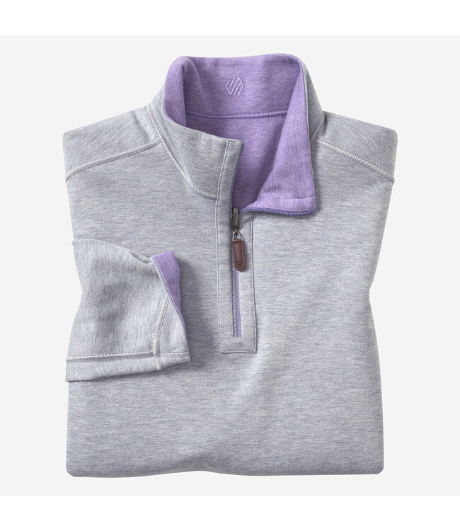 Johnston & Murphy Icon Reversible Solid Quarter Zip