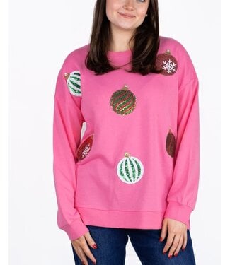 Royal Standard Christmas Queen Sequin Sweatshirt