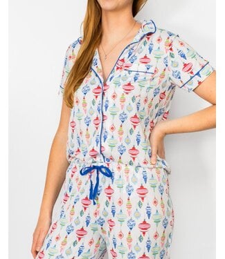 Royal Standard S/S Whimsical Wonders Button Up Sleep Shirt