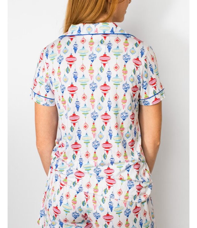 Royal Standard S/S Whimsical Wonders Button Up Sleep Shirt