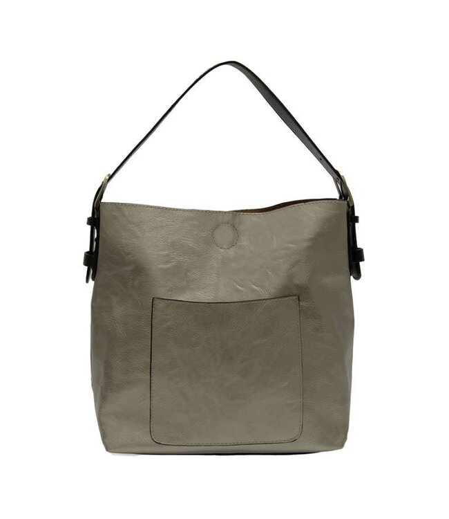 Joy Susan Hobo Black Handle Handbag