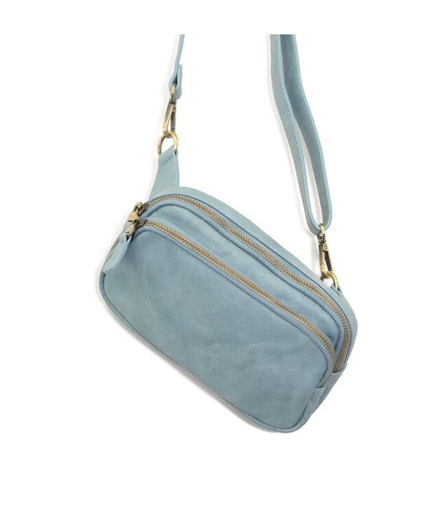 Joy Susan Kylie Double Zip Sling/Belt Bag