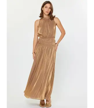 Current Air Metallic Sleeveless Maxi Dress