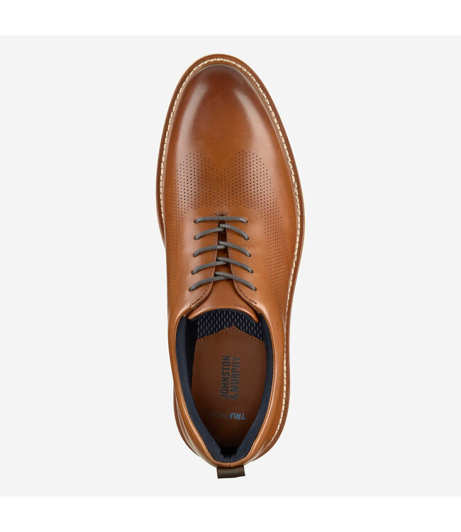 Johnston & Murphy Upton One-Piece Perfed Plain Toe