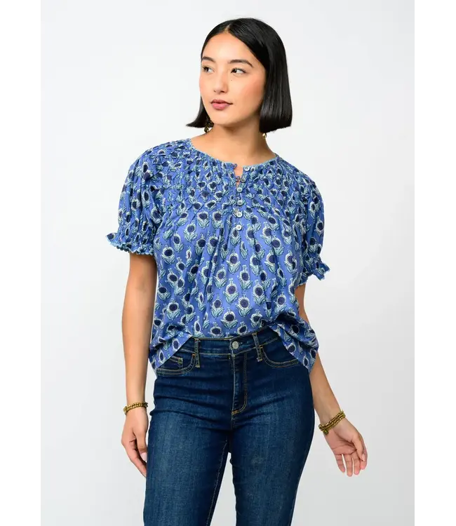 Ivy Jane Smocked Neck Top