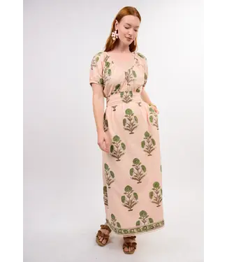 Uncle Frank Seersucker Midi Dress