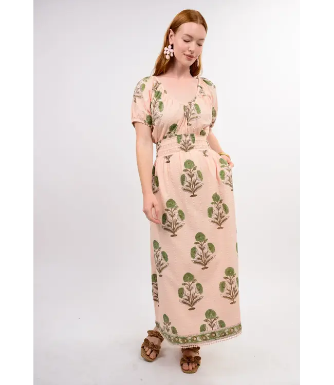 Uncle Frank Seersucker Midi Dress
