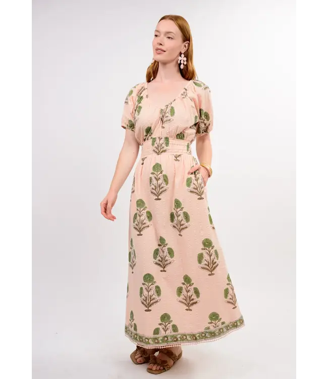 Uncle Frank Seersucker Midi Dress