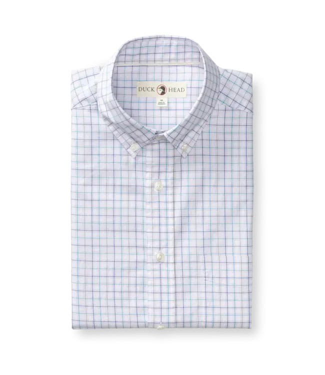 Duck Head Ashland Plaid Cotton Oxford Sport Shirt
