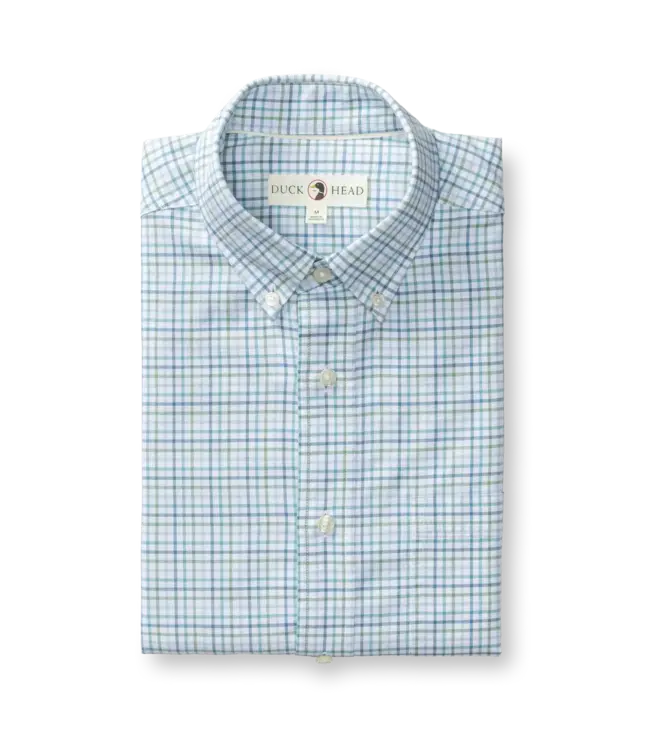 Duck Head Cooke Plaid Cotton Oxford Sport Shirt