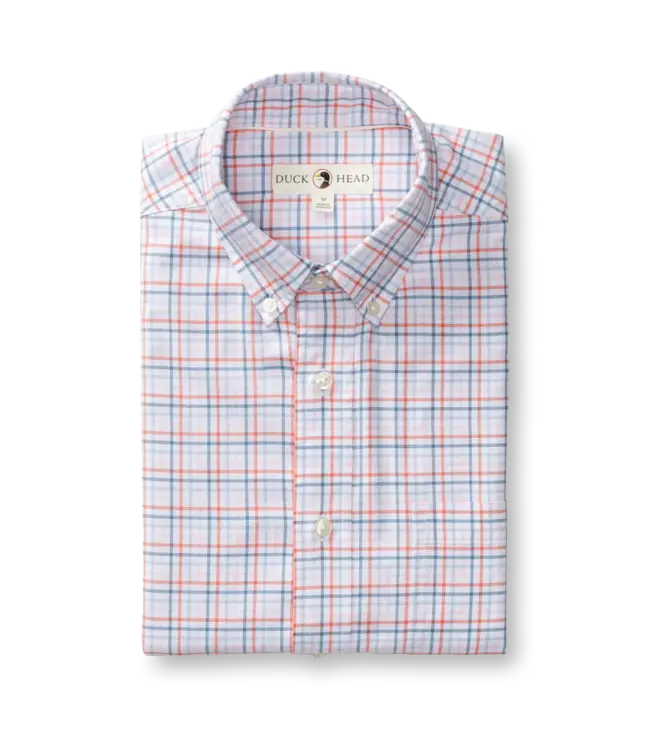 Duck Head Cooke Plaid Cotton Oxford Sport Shirt