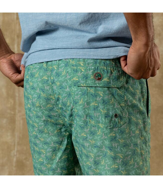 Duck Head 6" Print Sailport Swim Short