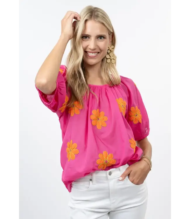 Ivy Jane Daisy Applique Top