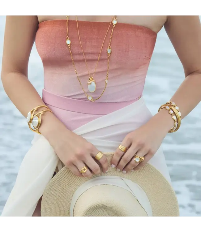 Julie Vos Saratoga Stone Cuff