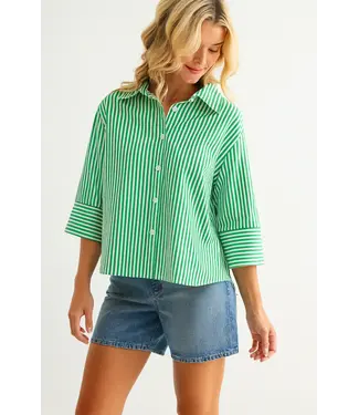 Joh Janice Striped Top (No Flowers)