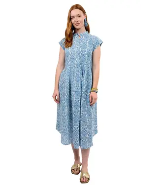 Uncle Frank Linen Blues Dress